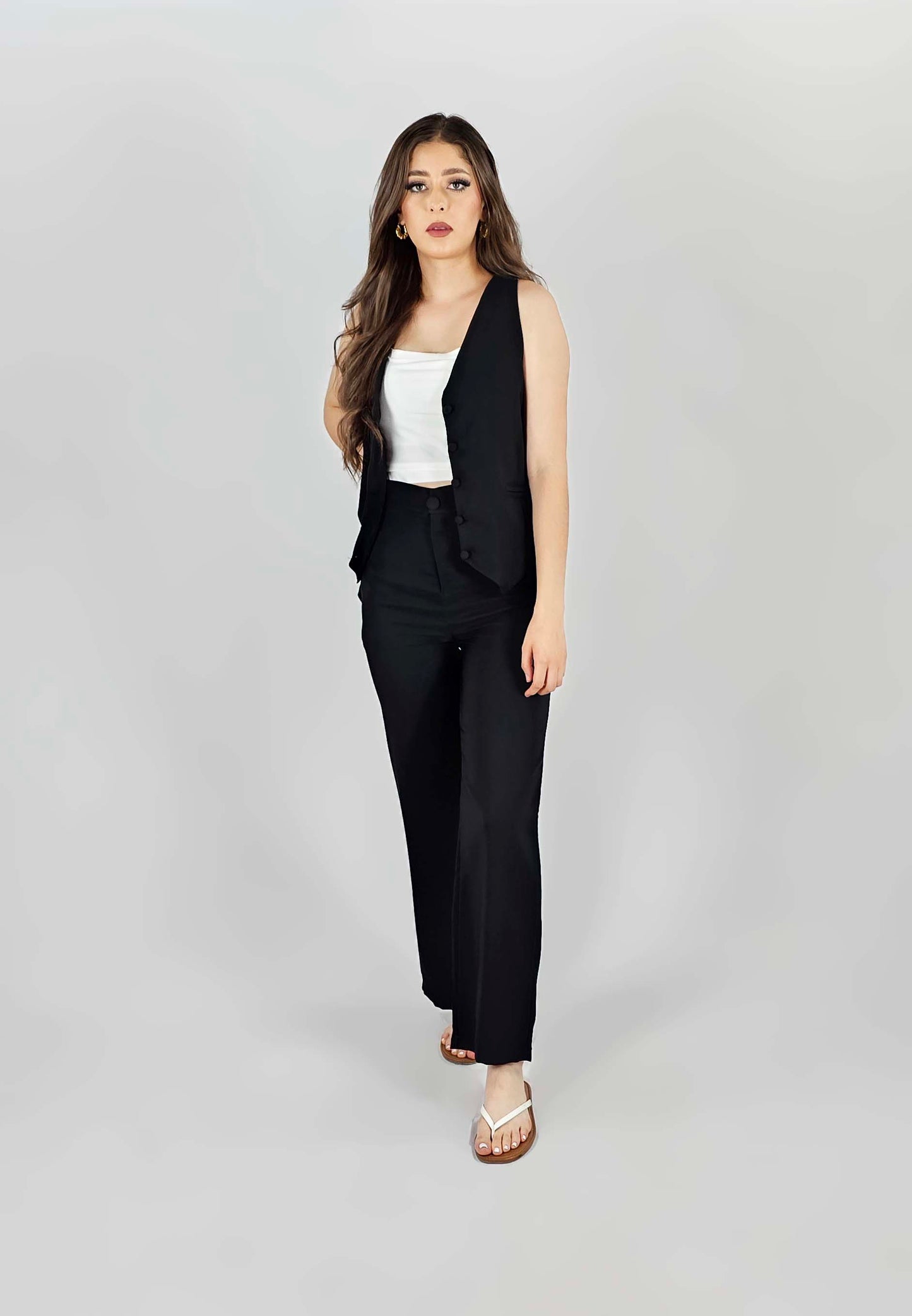 Conjunto chaleco y pantalón