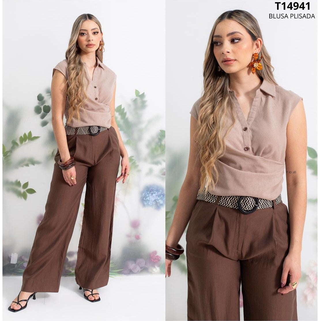 ✨ Blusa plisada elegante ✨