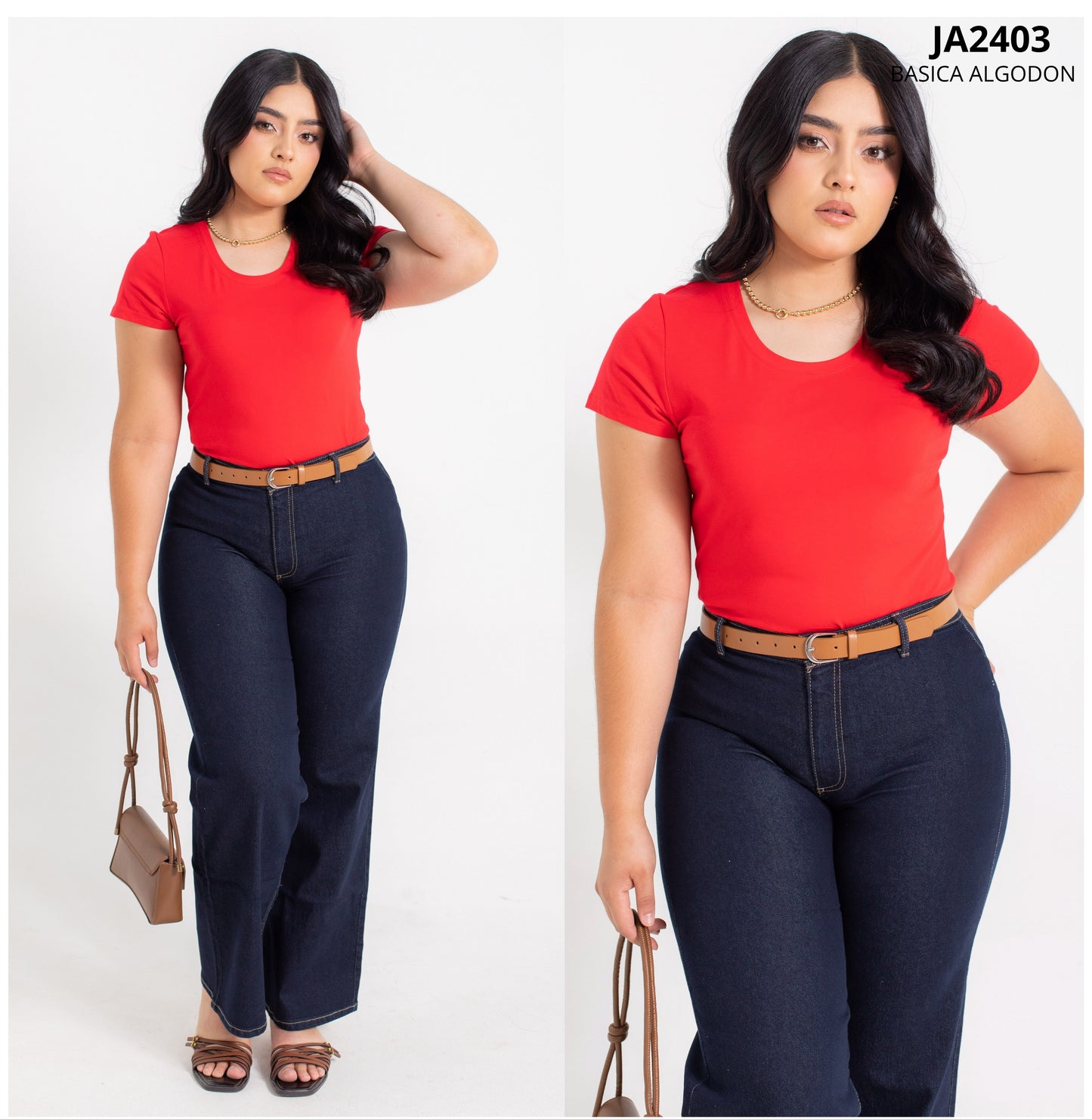 Blusa Basica Curvy De Algodon