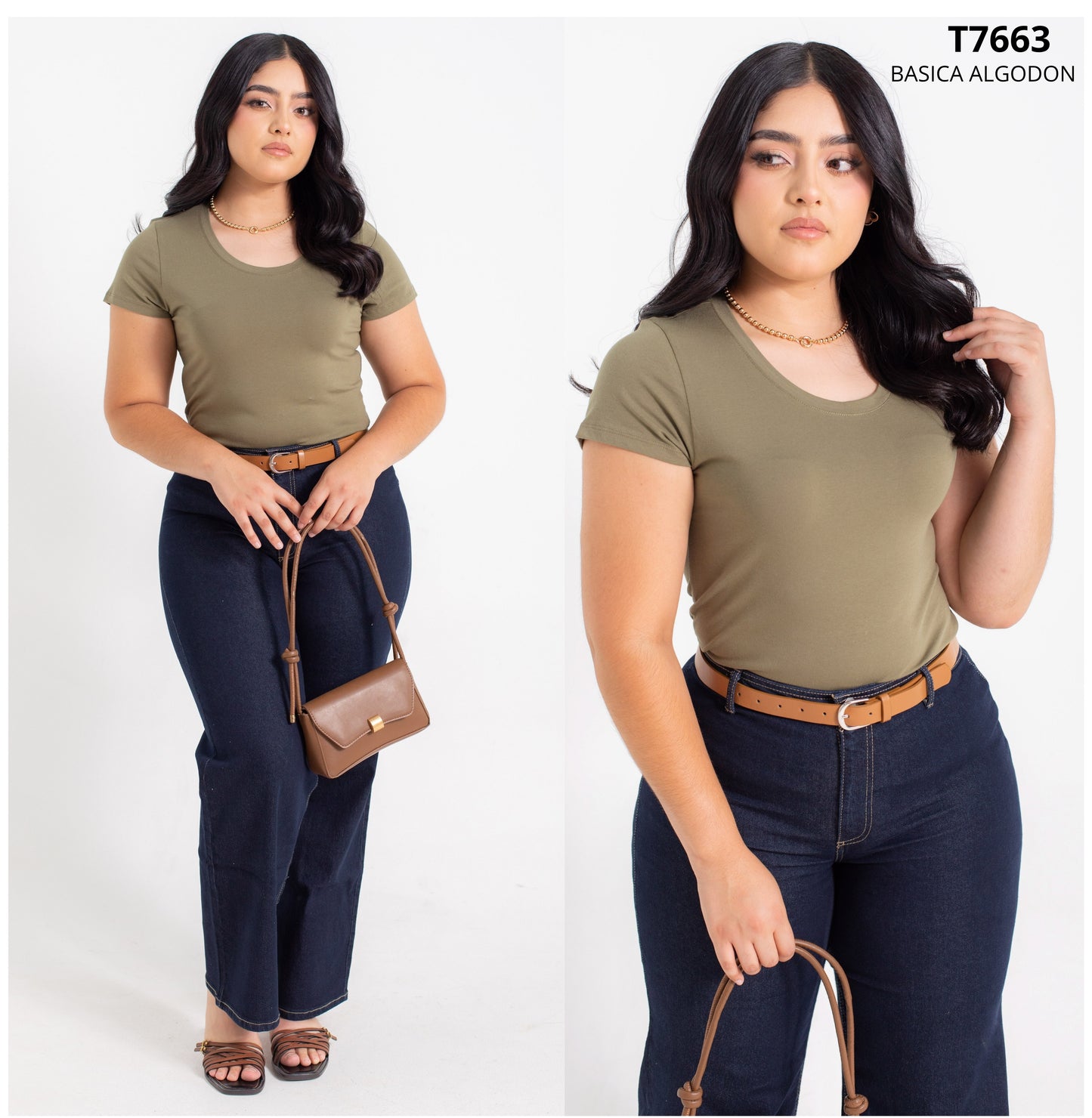 Blusa Basica Curvy De Algodon
