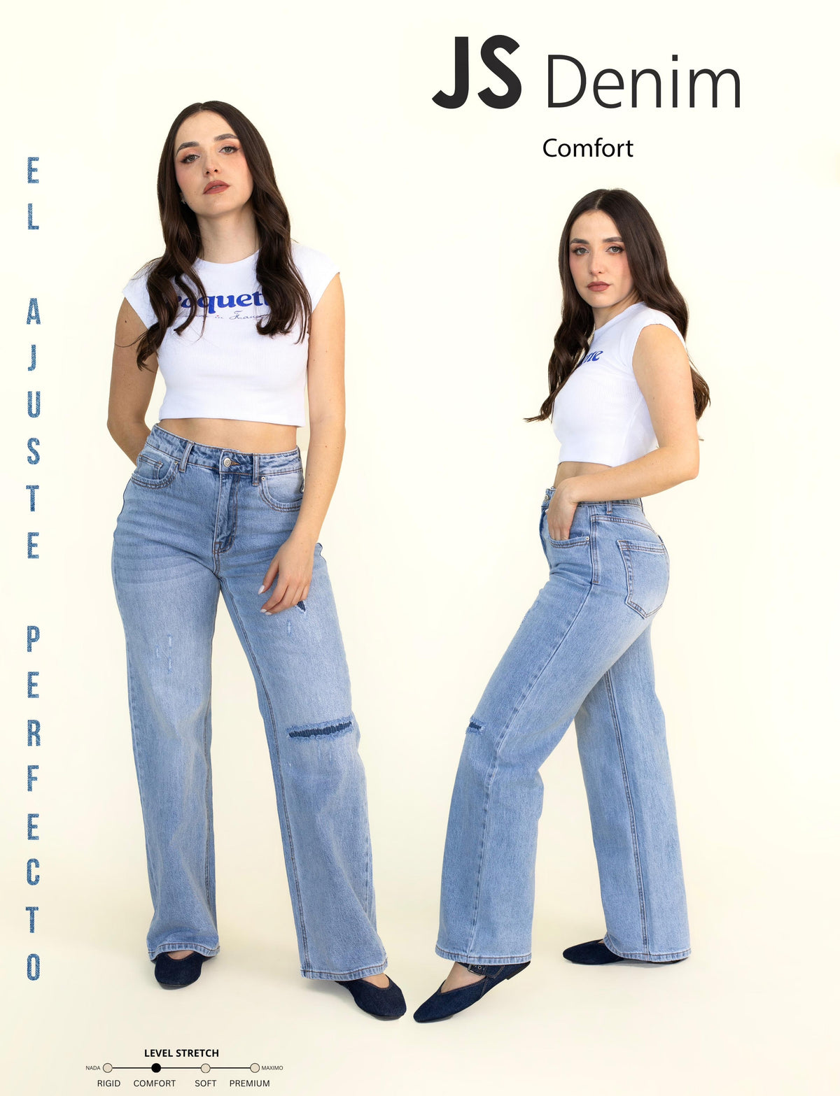 Pantalon JS Wide Leg Con Parche