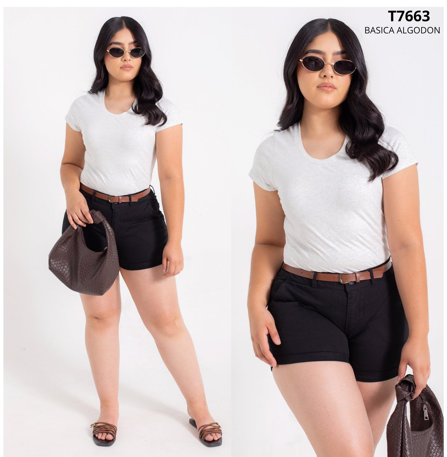 Blusa Basica Curvy De Algodon