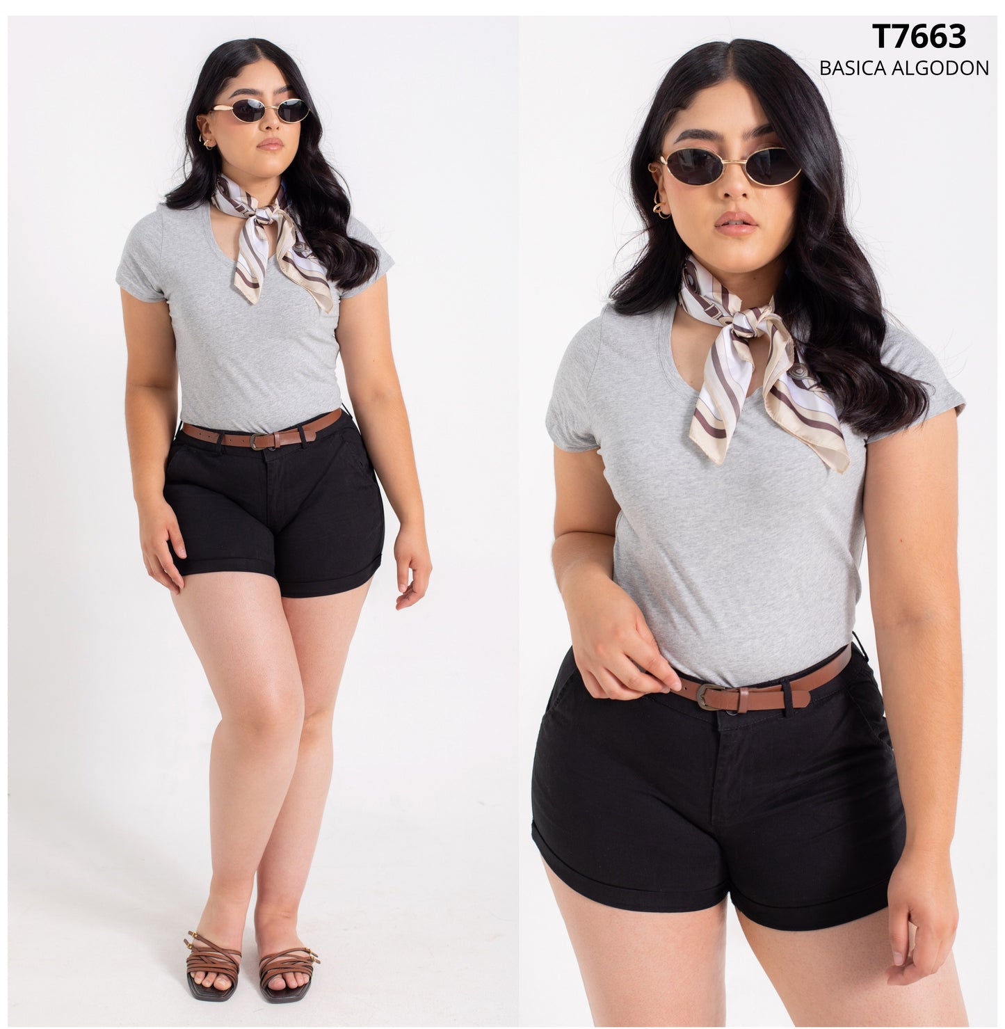 Blusa Basica Curvy De Algodon