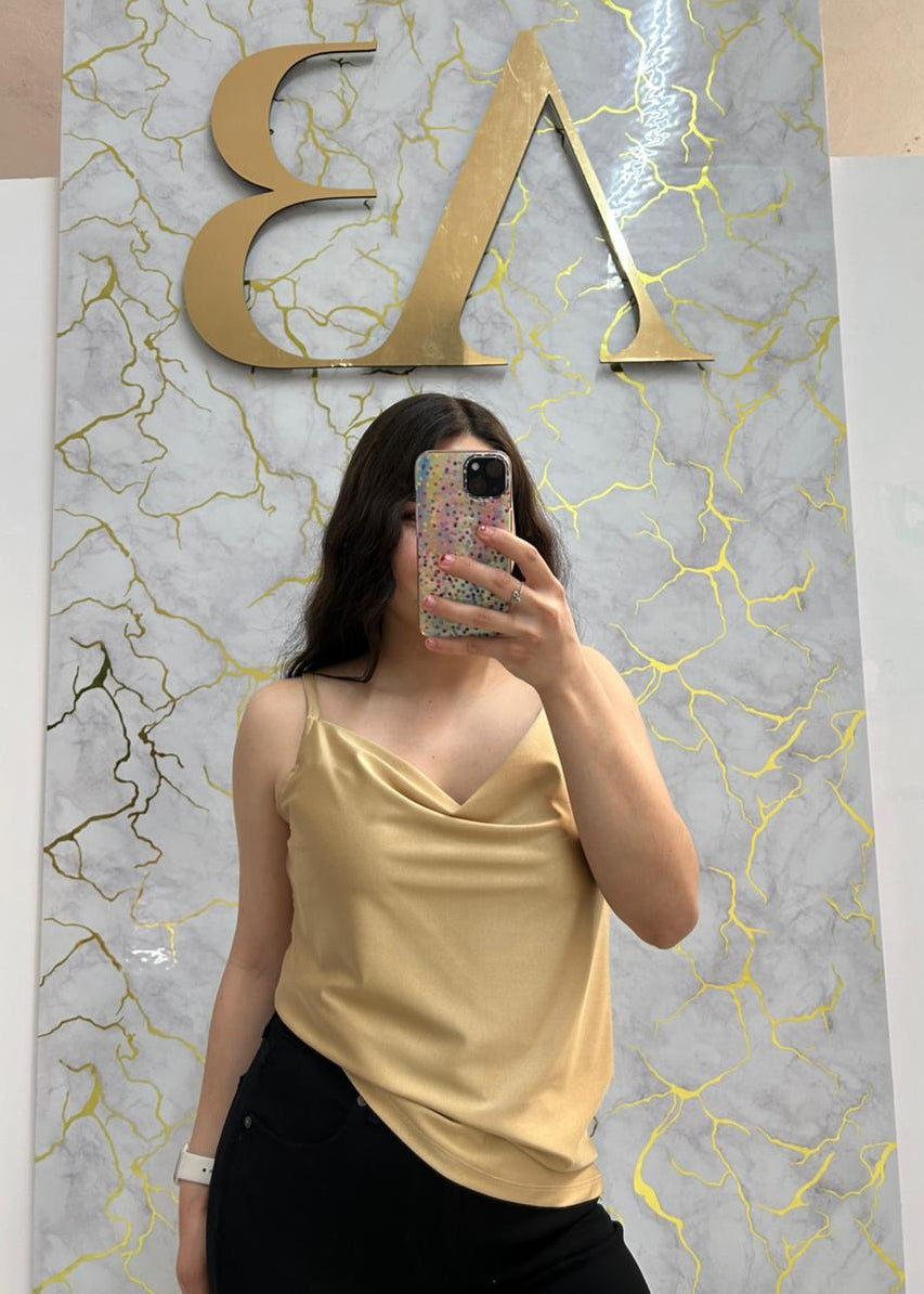 Blusa Basica Sin Mangas Holgada Tipo Satin