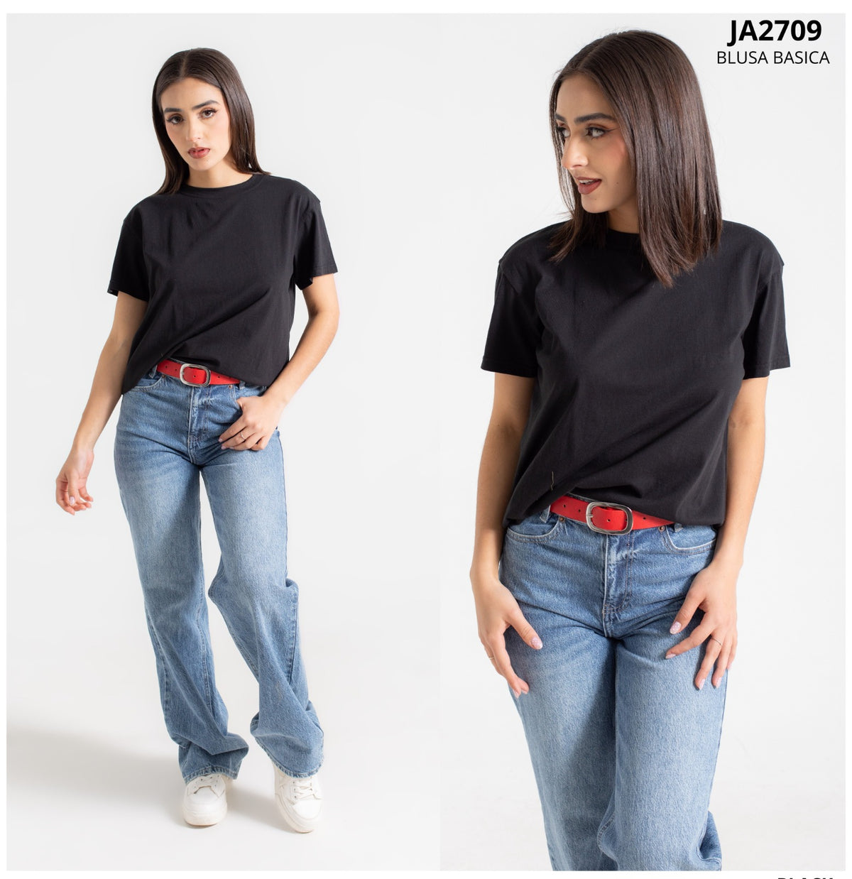 Playera Basica Overzise Lisa Manga Corta