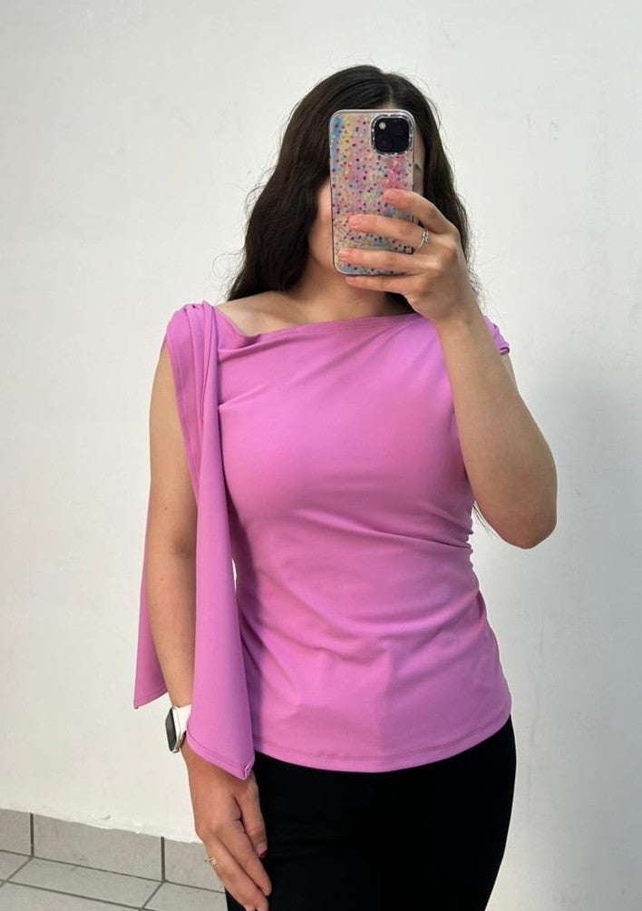Blusa Premium Con Listones En Hombro