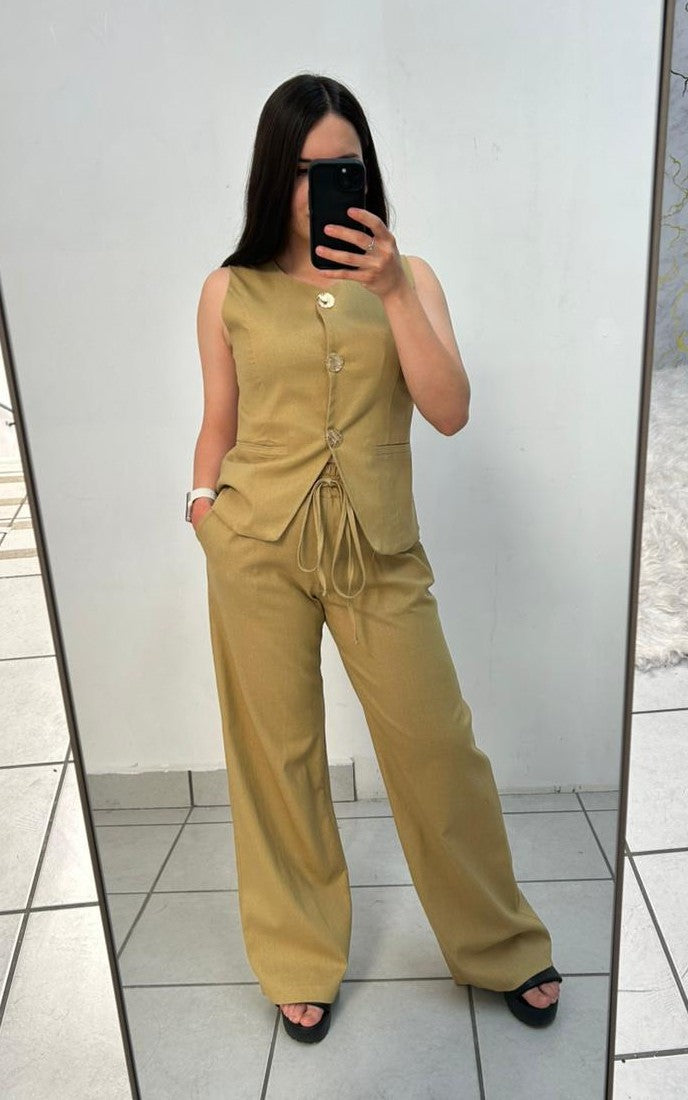 Conjunto Chaleco Y Pantalon De Vestir