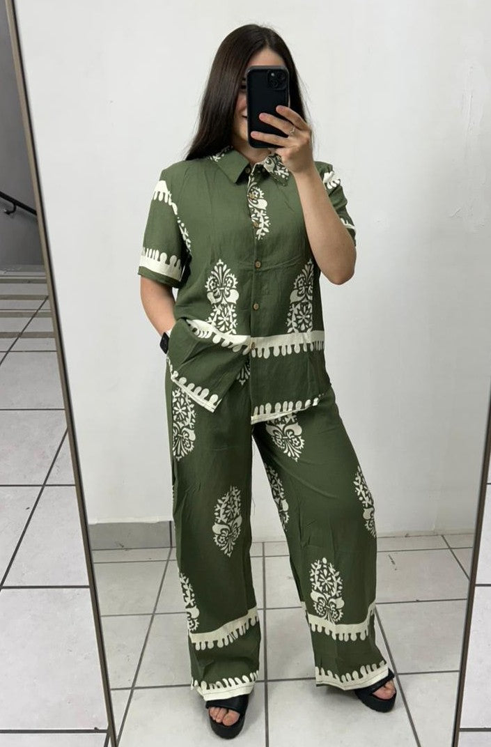 Conjunto Pantalon Y Camisa Sublimadas
