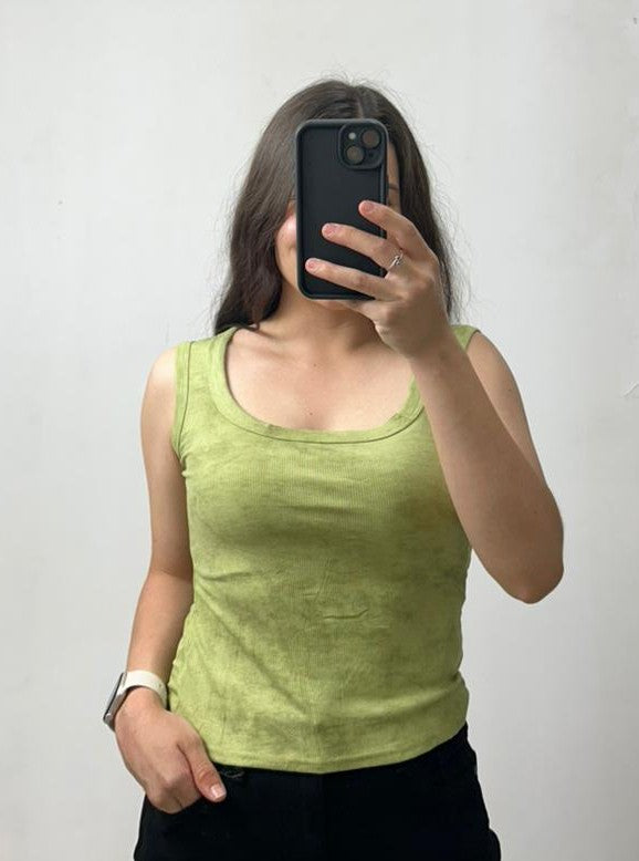 Blusa Cuello Redondo Manchada