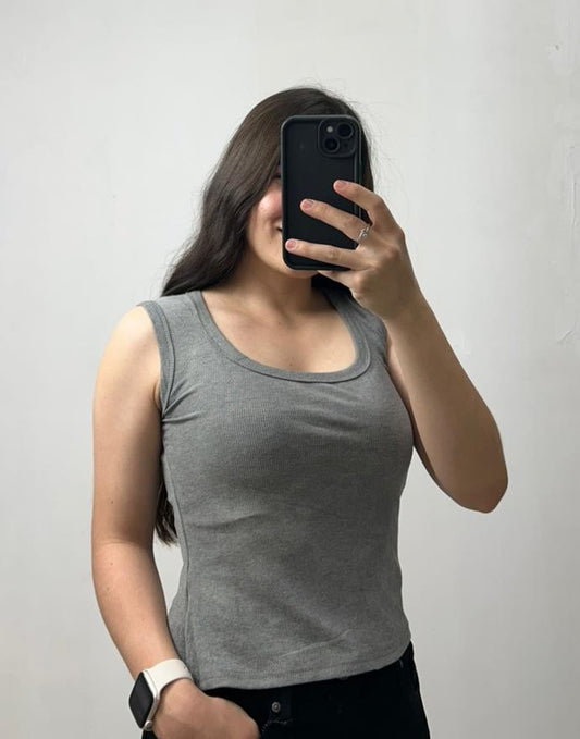 Blusa Cuello Redondo Manchada