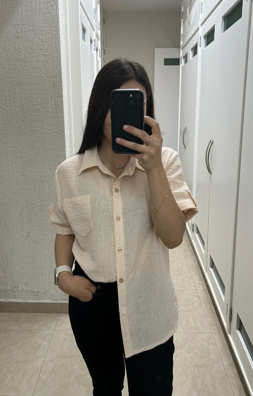 Camisa Rayada Oversize 💖✨